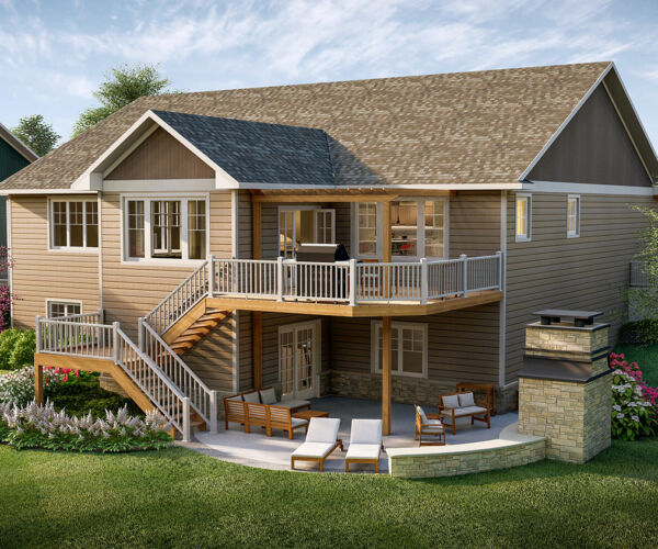 Siesta Hills Walkout D Backyard