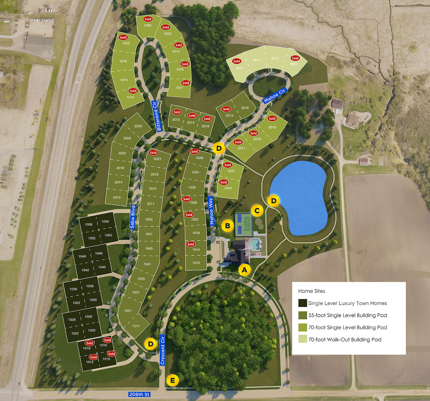 Siesta Hills Development Map 2021.09.08