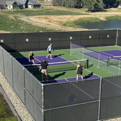 Pickleball courts at Siesta Hills in Mankato Minnesota