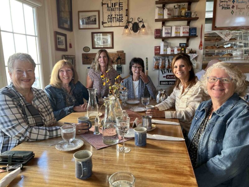 Residents gathering together for a social event at Siesta Hills active adult lifestyle community in Mankato Minnesota